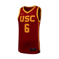 USC Trojans Men's Nike Cardinal #6 Bronny James Mens Home Basketball Jersey